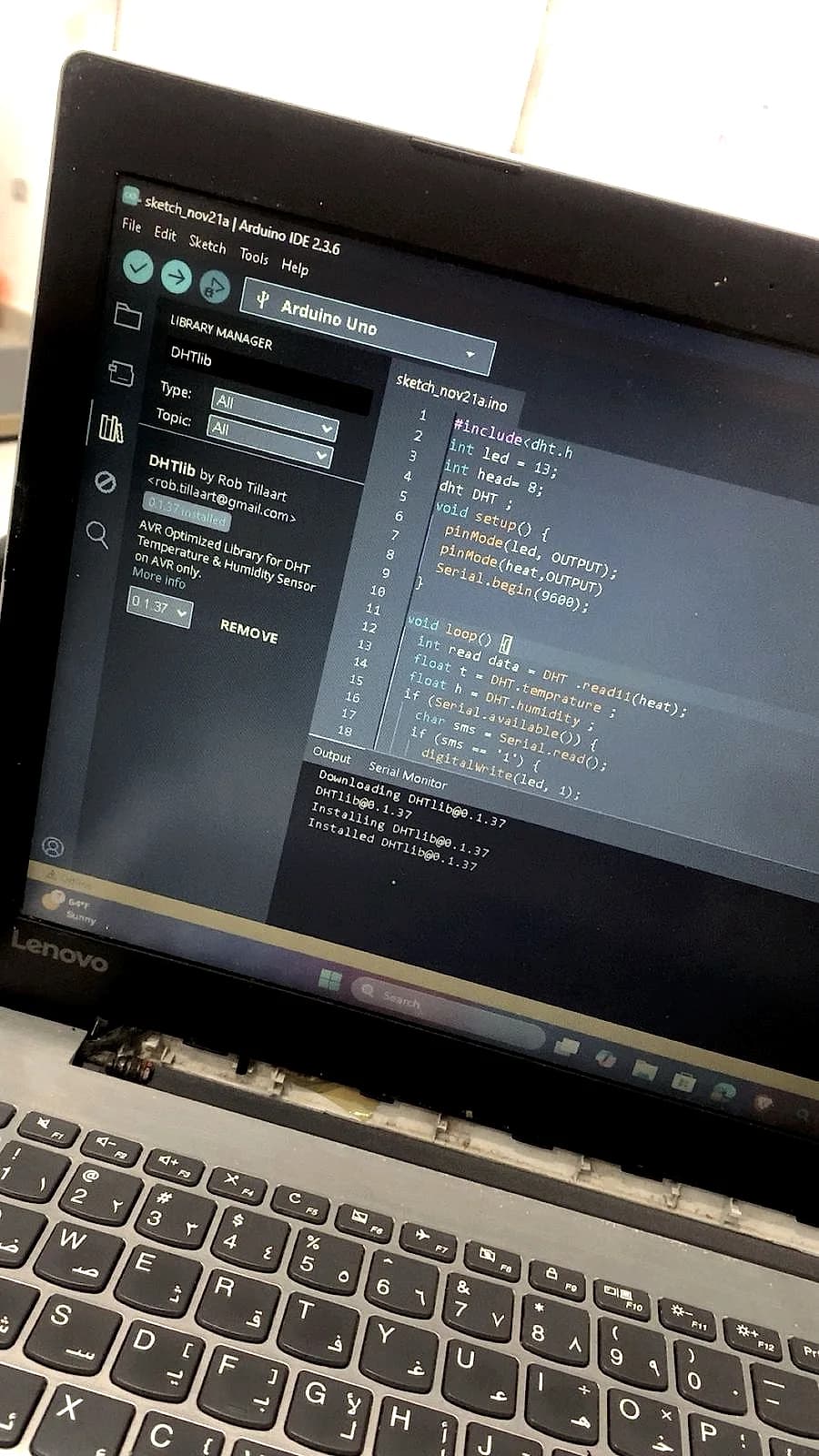 Real code, written by the students